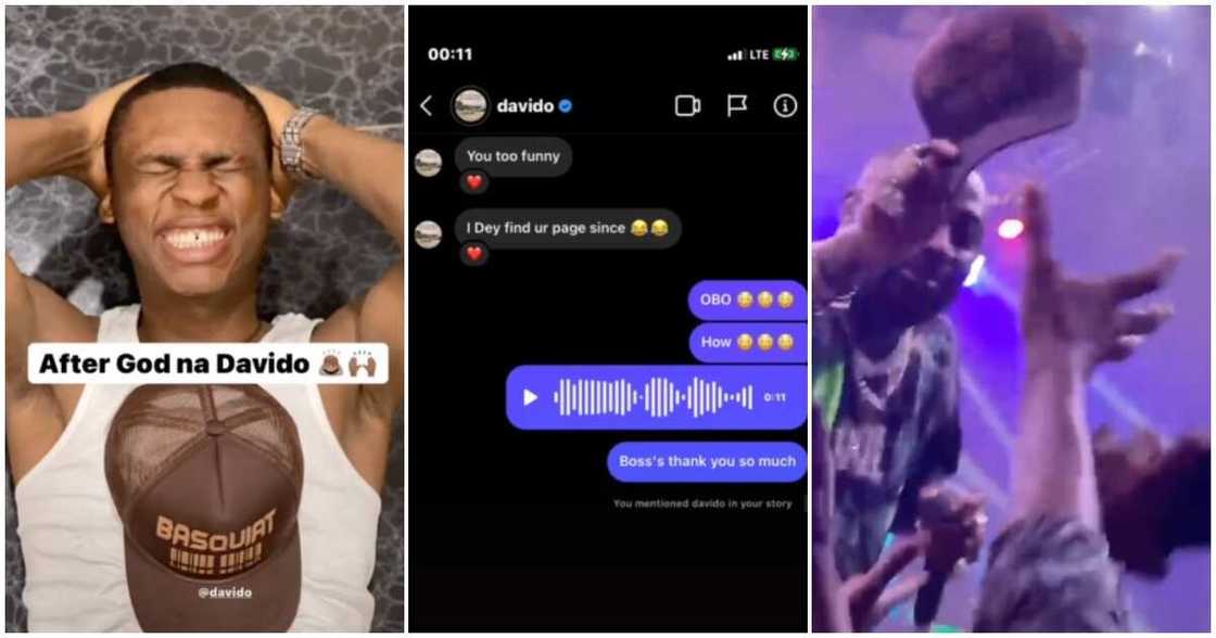 Davido, man leaks chat with Davido, Davido inspires man, Davido latest news Davido, man leaks chat with Davido, Davido inspires man, Davido latest news