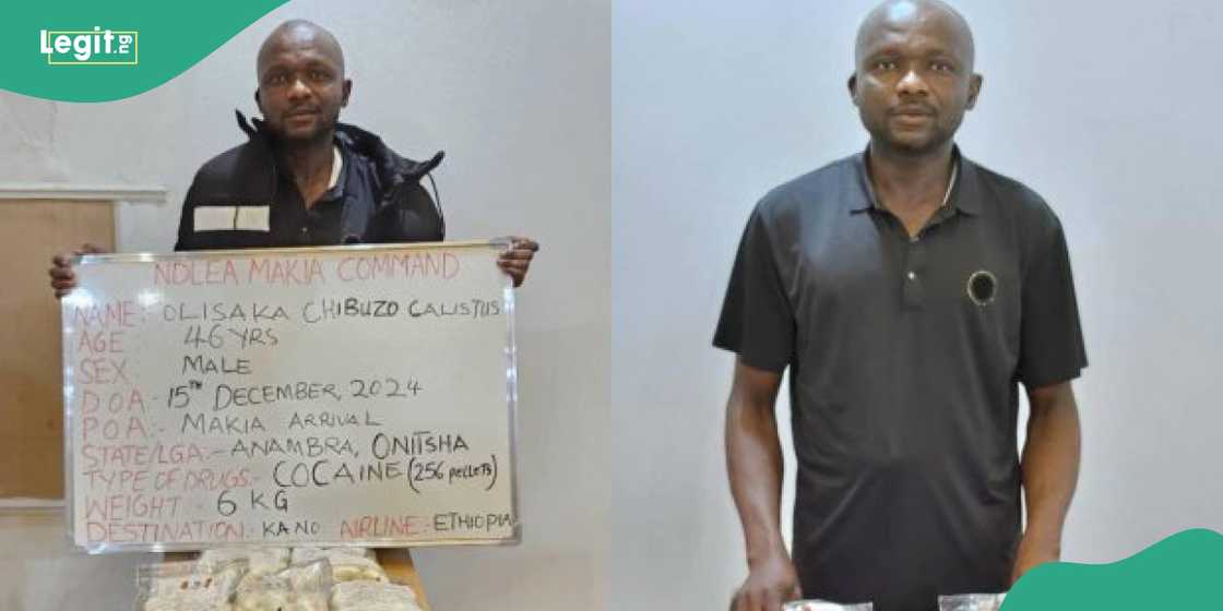 NDLEA nabs man with hard drugs NDLEA nabs man with hard drugs