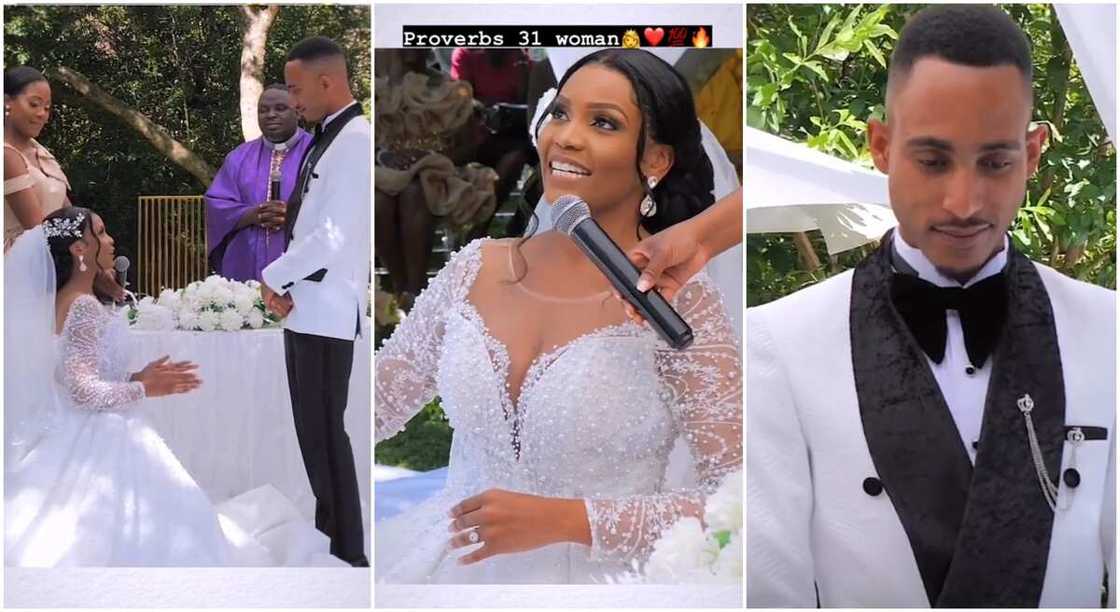 Photos of a bride who knelt before her broom. Photos of a bride who knelt before her broom.