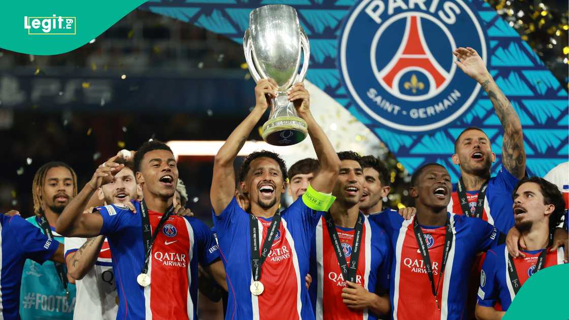 Desire Doue, Vitinha, Marquinhos, PSG, UEFA Super Cup.