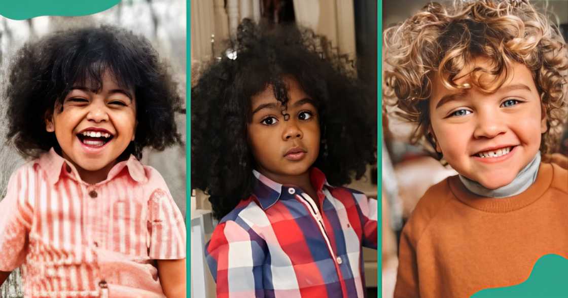 Wild afros showcasing the beauty of natural curls. Wild afros showcasing the beauty of natural curls.