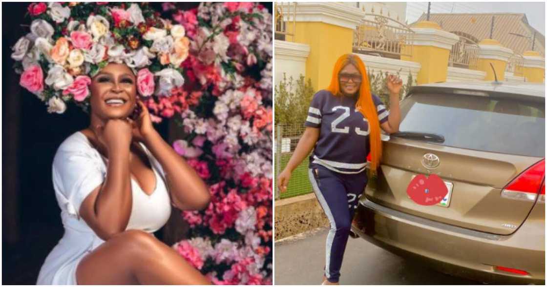 Actress Ruth Eze flaunts her newly purchased Toyota Venza Actress Ruth Eze flaunts her newly purchased Toyota Venza