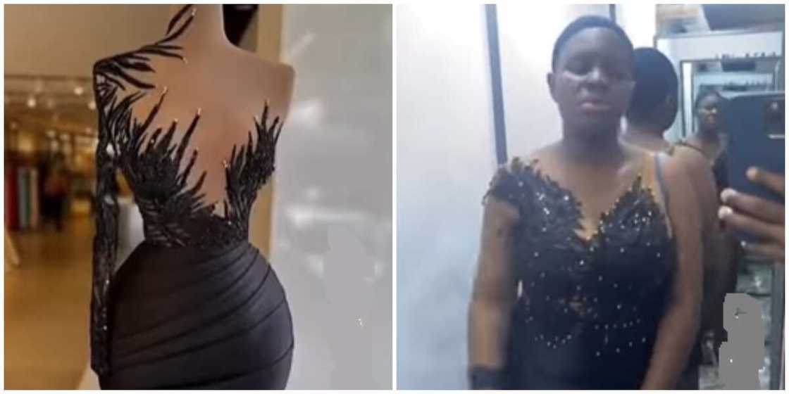 What I ordered/black dress What I ordered/black dress