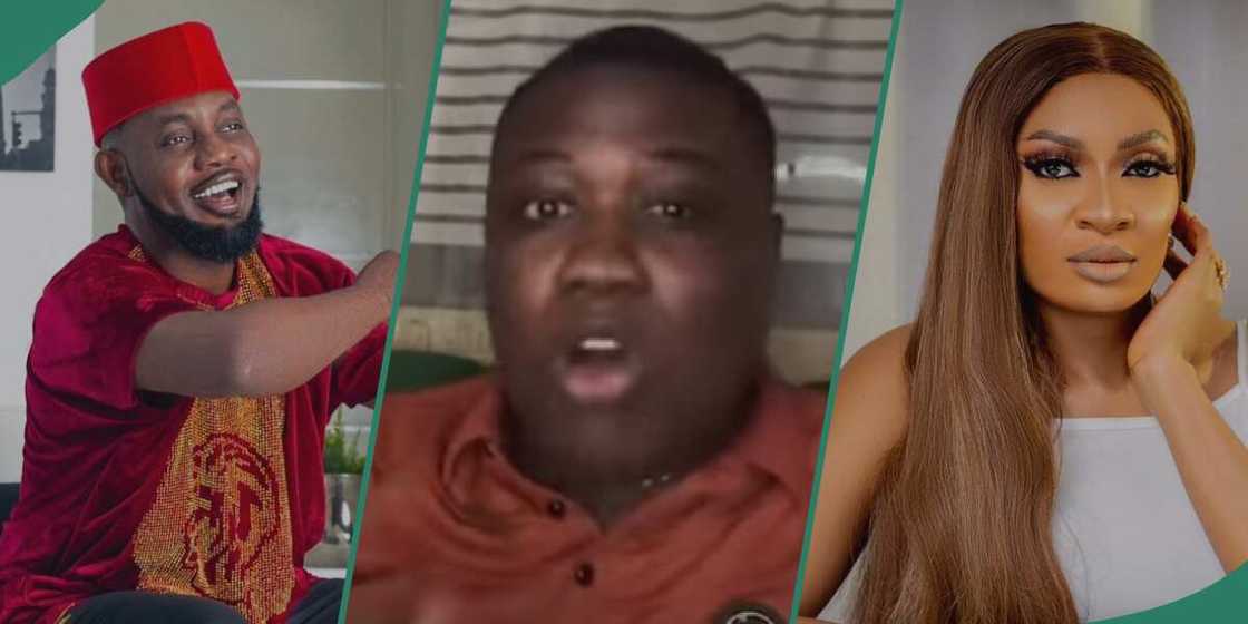 Man claims Mabel has been sleeping with AY's security. Man claims Mabel has been sleeping with AY's security.