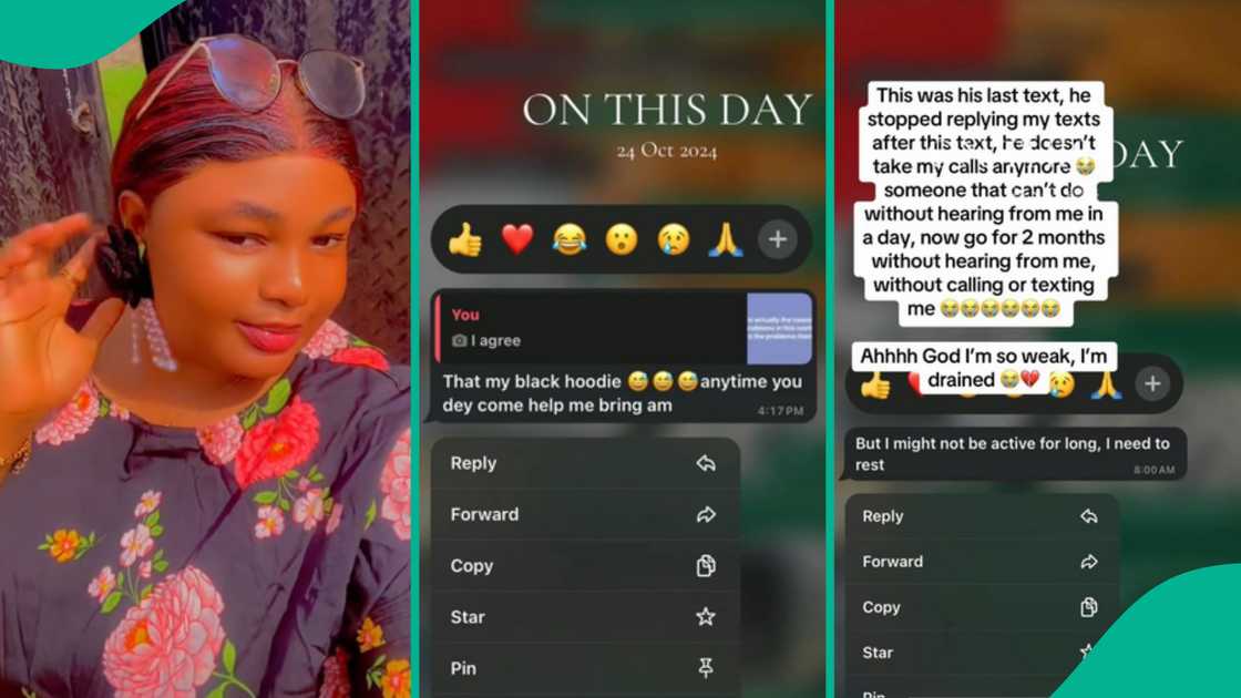 Lady displays final message her brother sent her on WhatsApp before his death Lady displays final message her brother sent her on WhatsApp before his death
