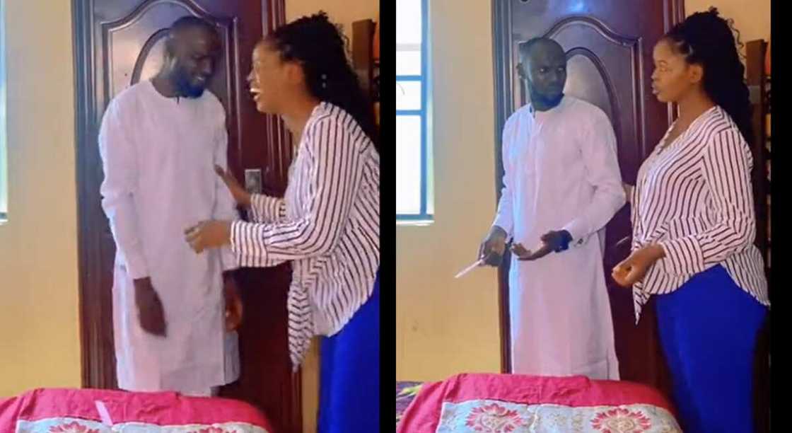 Photos of a man and his wife. Photos of a man and his wife.