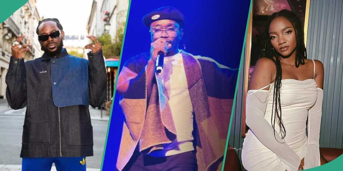 Photos of Adekunle Gold, Brymo and Simi