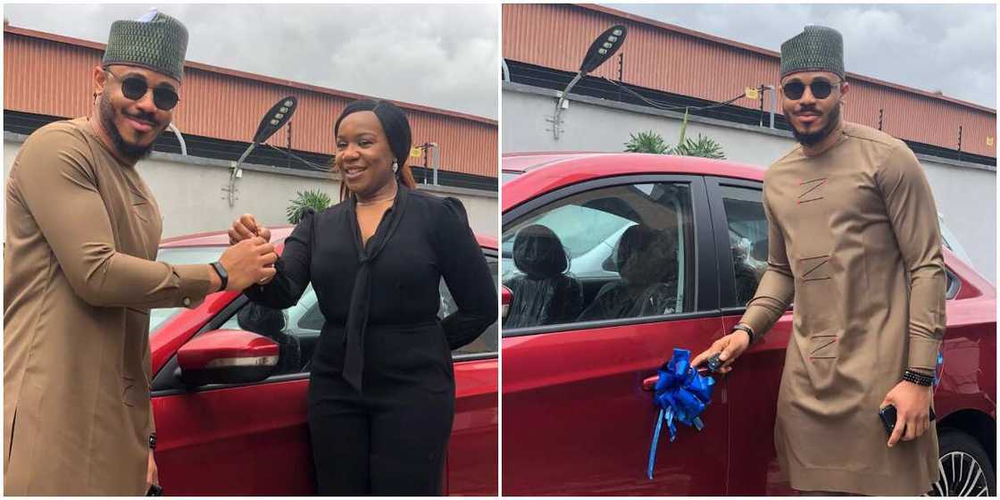 BBNaija's Ozo gets his car gift from Innoson Vehicles BBNaija's Ozo gets his car gift from Innoson Vehicles
