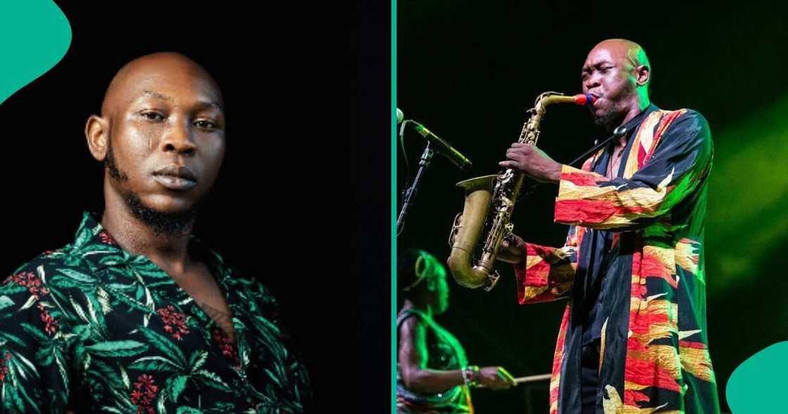 Seun Kuti reveals he's not close to his first daughter. Seun Kuti reveals he's not close to his first daughter.