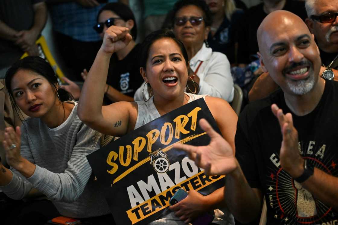 Workers at several Amazon facilities from southern California to New York are picketing Workers at several Amazon facilities from southern California to New York are picketing