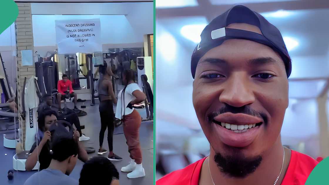 Man amused over warning gym management pasted over ladies' incident dressing Man amused over warning gym management pasted over ladies' incident dressing