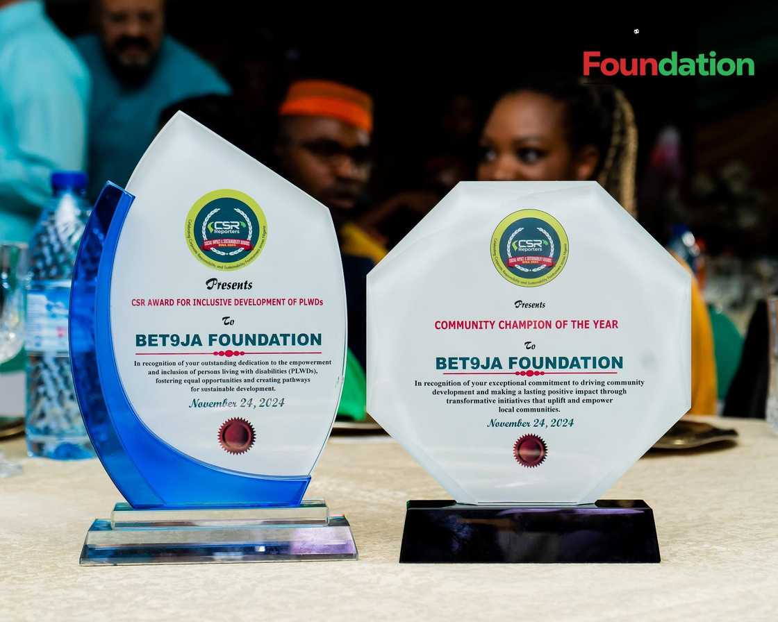 Double Triumph for Bet9ja Foundation at CSR Reporters Awards Night Double Triumph for Bet9ja Foundation at CSR Reporters Awards Night