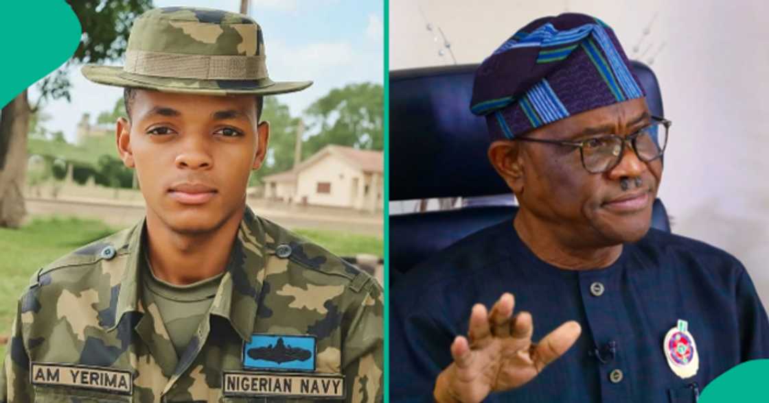 Lieutenant Yarima makes his first post after face-off with Wike.