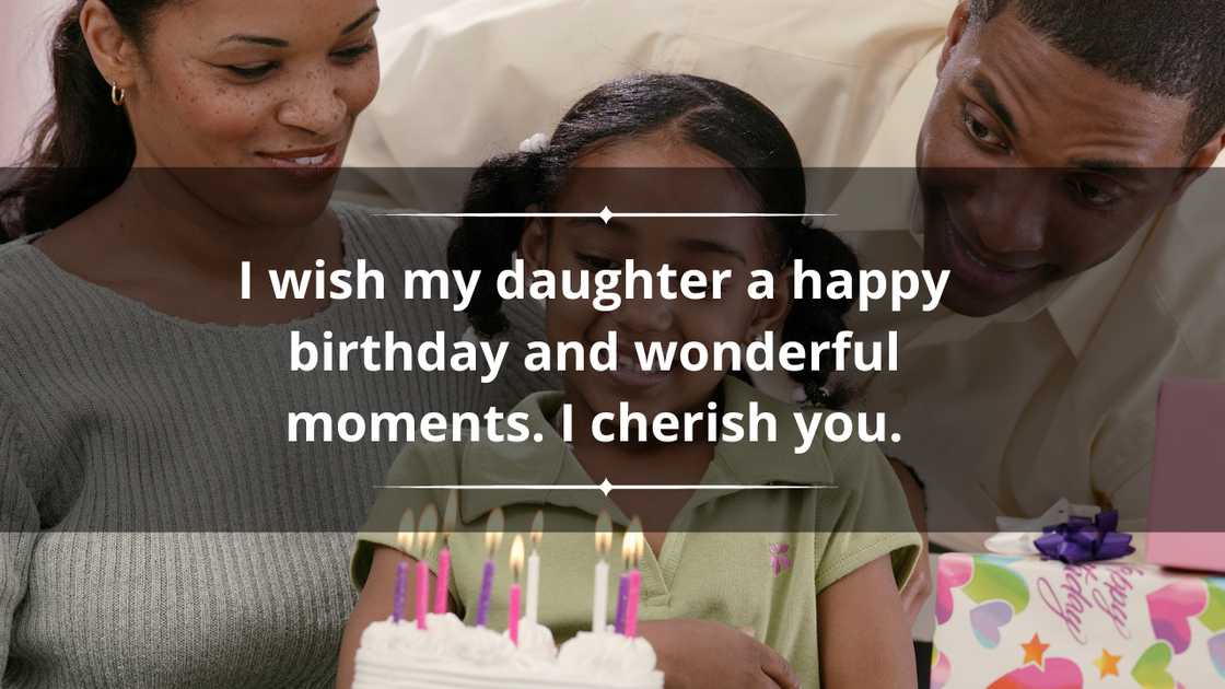 Short birthday prayer for my daughter