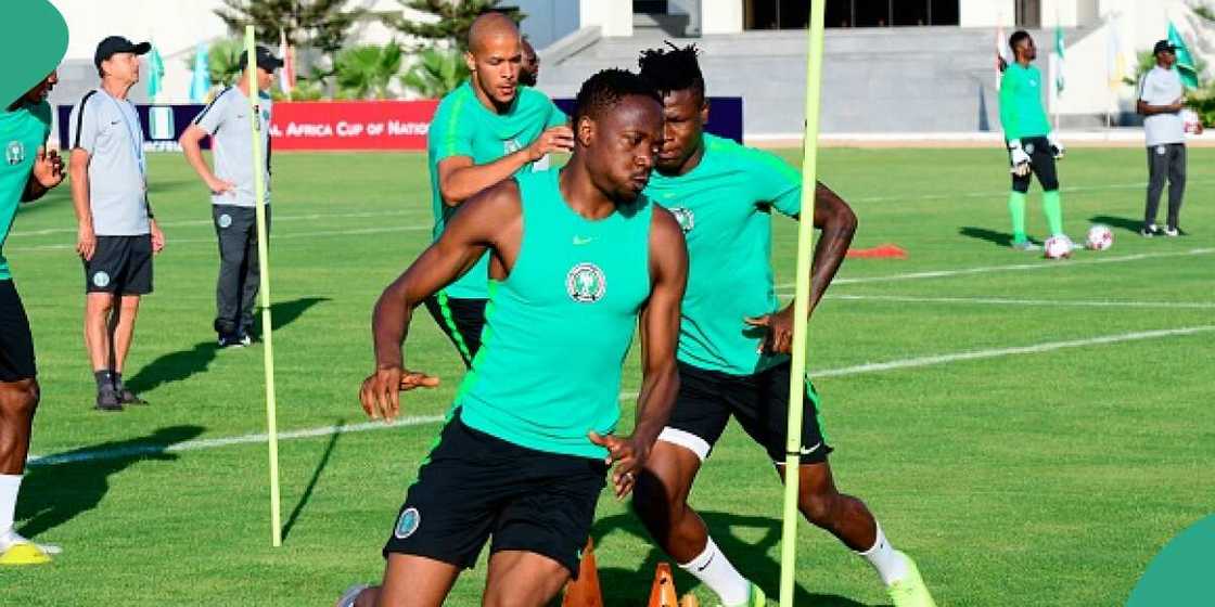 Video of Super Eagles players training for the final time emerges