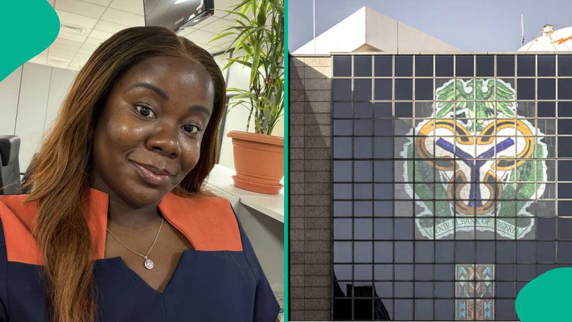 Joy as CBN employee marks her 5-year anniversary at Nigeria's apex bank, people react to her post