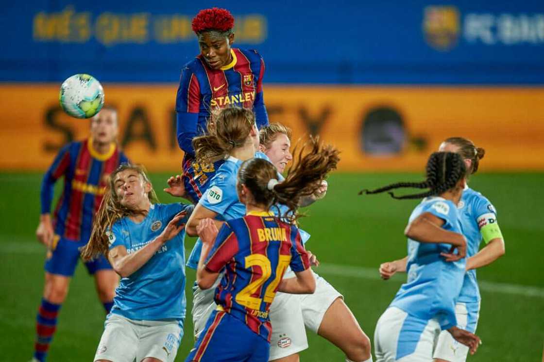 Asisat Oshoala grabs 6th goal in 8 league games for Barcelona ladies vs Sevilla