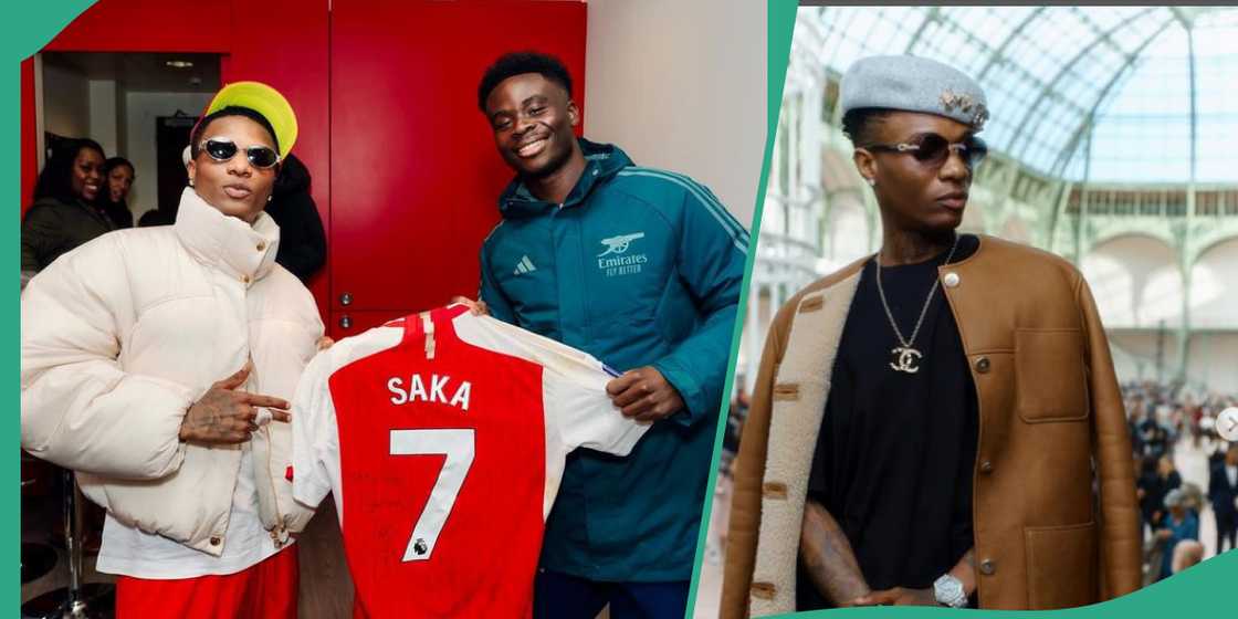 Wizkid and Bukayo Saka, Wizkid performs at Bukayo Saka's birthday Wizkid and Bukayo Saka, Wizkid performs at Bukayo Saka's birthday