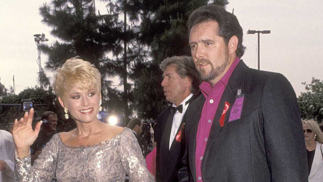 Lorrie Morgan and husband Brad Thompson during the 27th Annual Academy of Country Music Awards