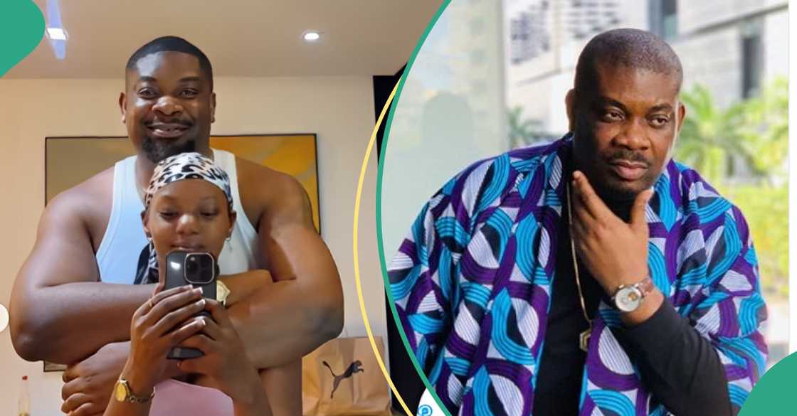 Don Jazzy and woman trend online Don Jazzy and woman trend online