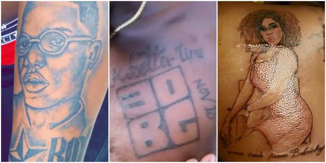 5 Nigerian celebs that fans honoured with tattoos and how they were rewarded 5 Nigerian celebs that fans honoured with tattoos and how they were rewarded