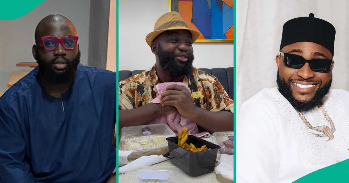 Opeyemi Famakin react to the package he got from Davido as he plans to open a restaurant. Opeyemi Famakin react to the package he got from Davido as he plans to open a restaurant.