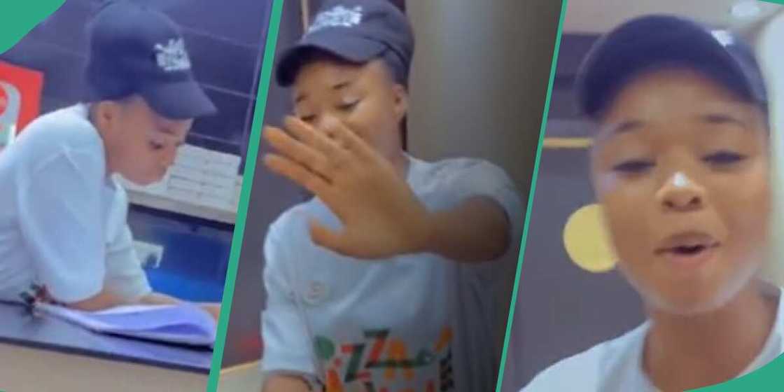 The Nigerian lady's beauty was captured by the man The Nigerian lady's beauty was captured by the man