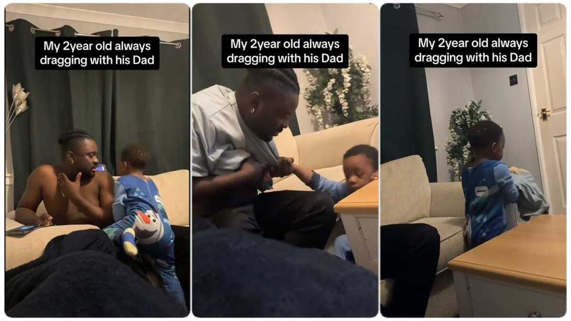 Photo of father and son Photo of father and son