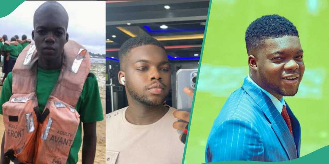 Cute Abiola shares before an after pictures. Cute Abiola shares before an after pictures.