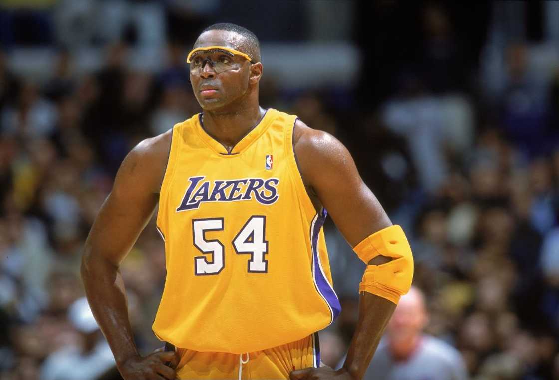 Horace Grant stands on the court during the game against the Phoenix Sun Horace Grant stands on the court during the game against the Phoenix Sun
