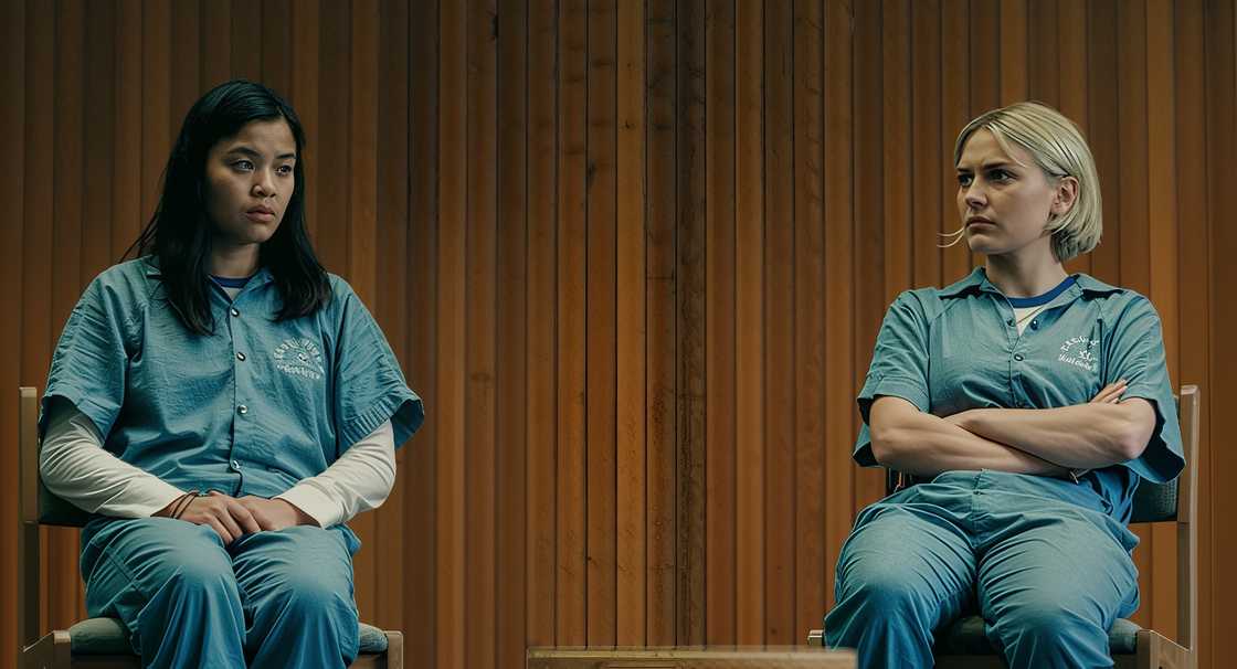 Abbie and Leila participate in the academy's therapy session.