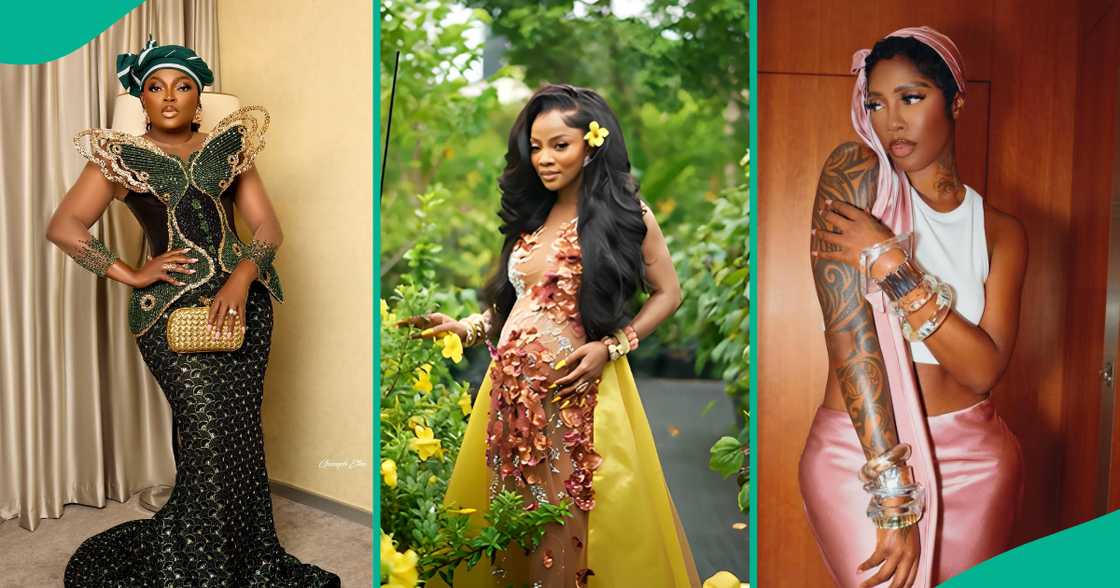 Funke Akindele and Tiwa drag lady who shared ill comment on Toke's pregnancy. Funke Akindele and Tiwa drag lady who shared ill comment on Toke's pregnancy.