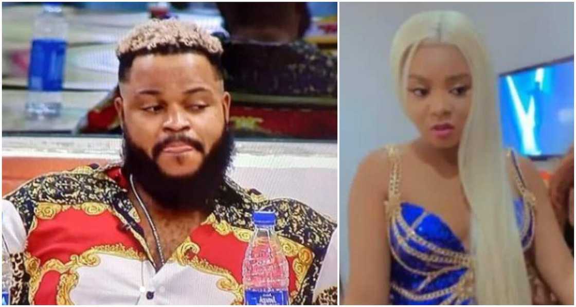 BBNaija stars Whitemoney and Queen. BBNaija stars Whitemoney and Queen.