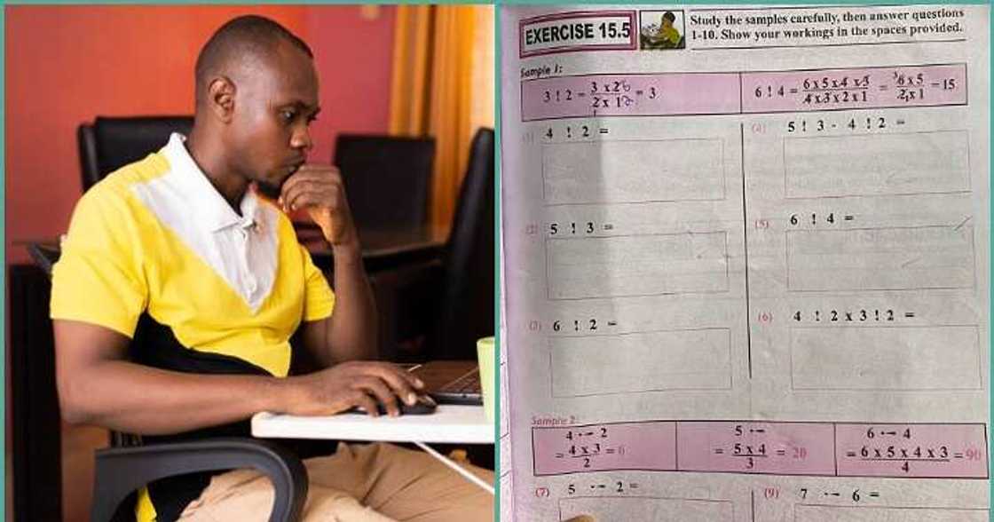 Man seeks help to solve cousin's assignment