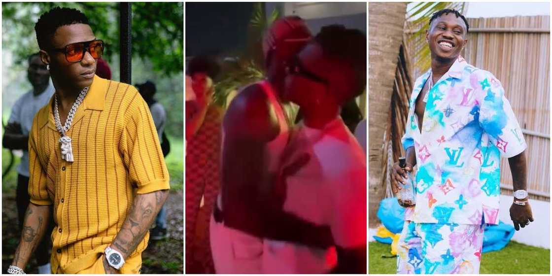 Zlatan and Wizkid share brotherly hug in heartwarming video