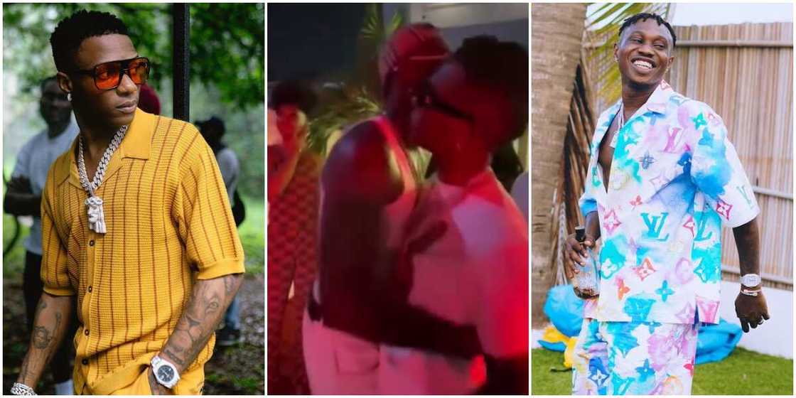 Zlatan and Wizkid share brotherly hug in heartwarming video Zlatan and Wizkid share brotherly hug in heartwarming video