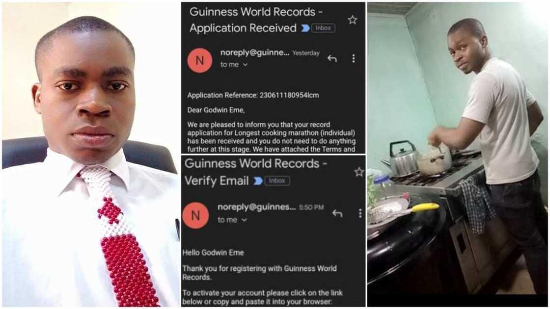 Guinness World Records/Man to cook for 150 hours. Guinness World Records/Man to cook for 150 hours.