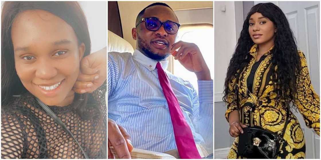 Ubi Franklin, his 4th baby mama and her current lover Ubi Franklin, his 4th baby mama and her current lover