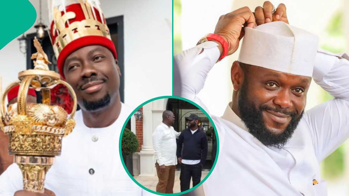 Obi Cubana shares new video of himself with Seyi Tinubu overseas.