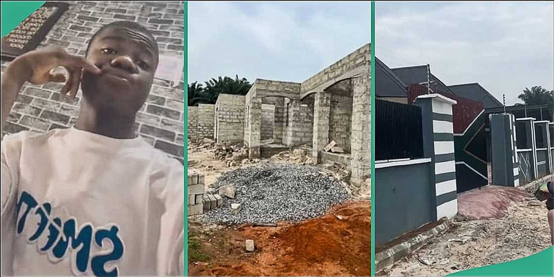 Man displays stunning house he built Man displays stunning house he built