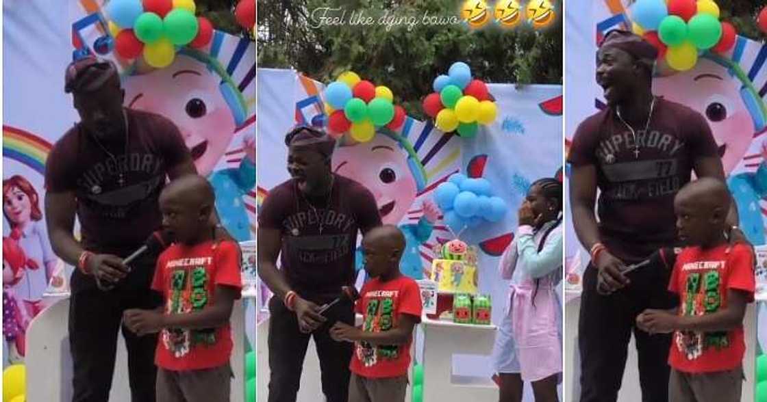 Little boy prays during event, nobody will die, feel like dying Little boy prays during event, nobody will die, feel like dying