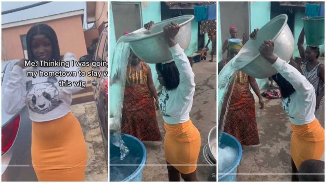 Young girl's failed attempt to slay in the village Young girl's failed attempt to slay in the village
