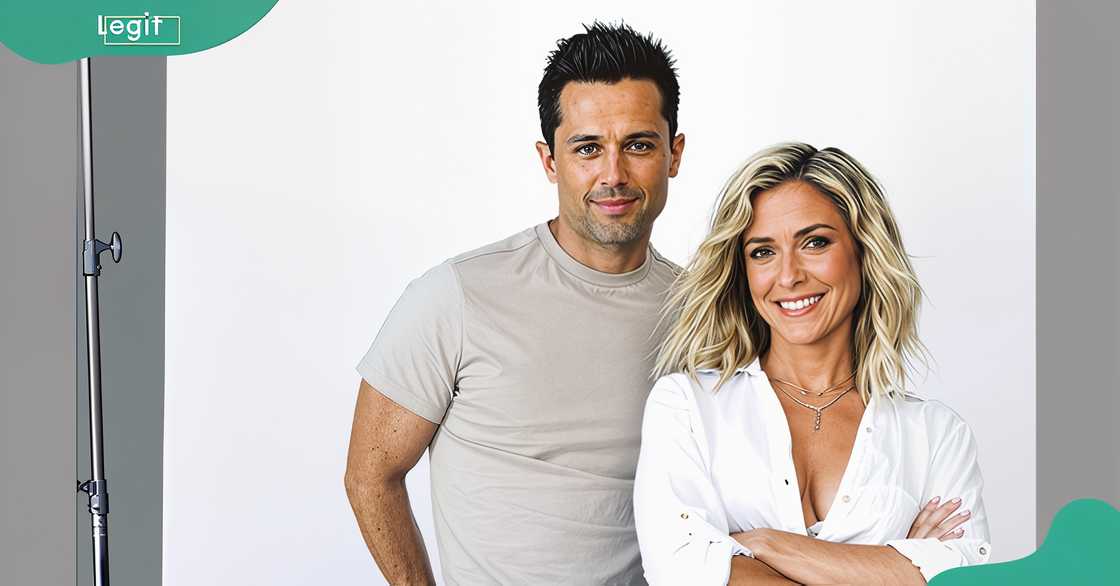 Kristin Cavallari and Stephen Colletti pose for a promotional shoot for their podcast. Kristin Cavallari and Stephen Colletti pose for a promotional shoot for their podcast.