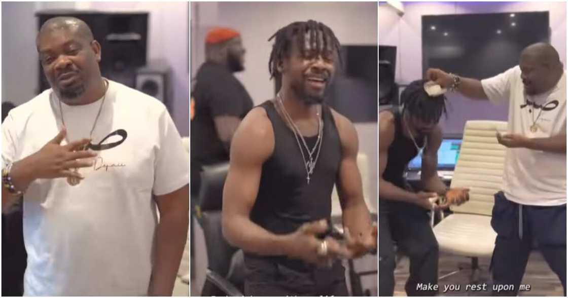 Don Jazzy and Johnny Drille Don Jazzy and Johnny Drille
