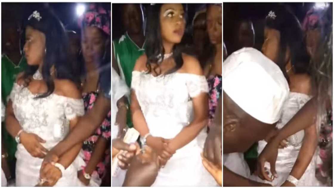 Wedding ceremonies in Nigeria/angry bride and groom.