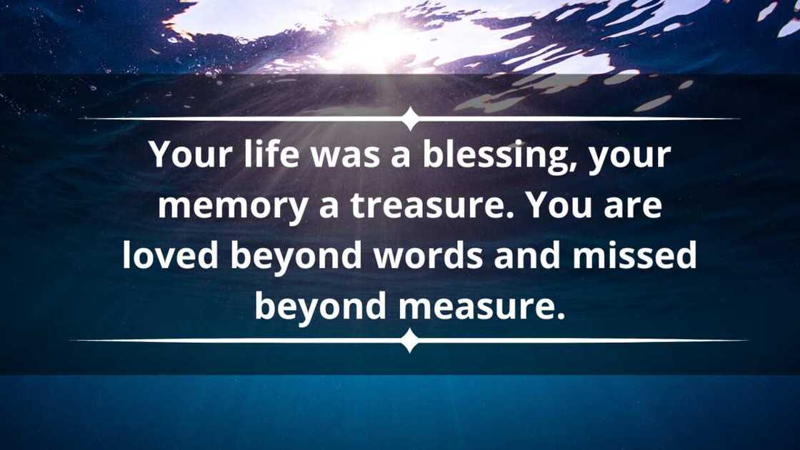 Memorial service quotes