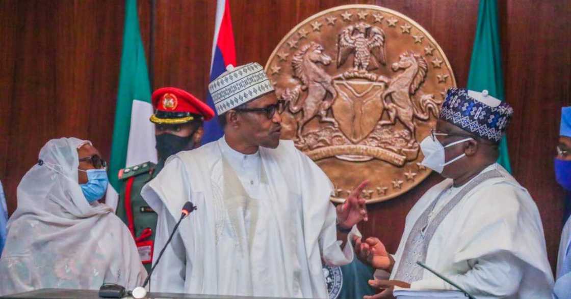 Muhammadu Buhari, Senate president, opposition parties, disunited, Ahmad Lawan Muhammadu Buhari, Senate president, opposition parties, disunited, Ahmad Lawan