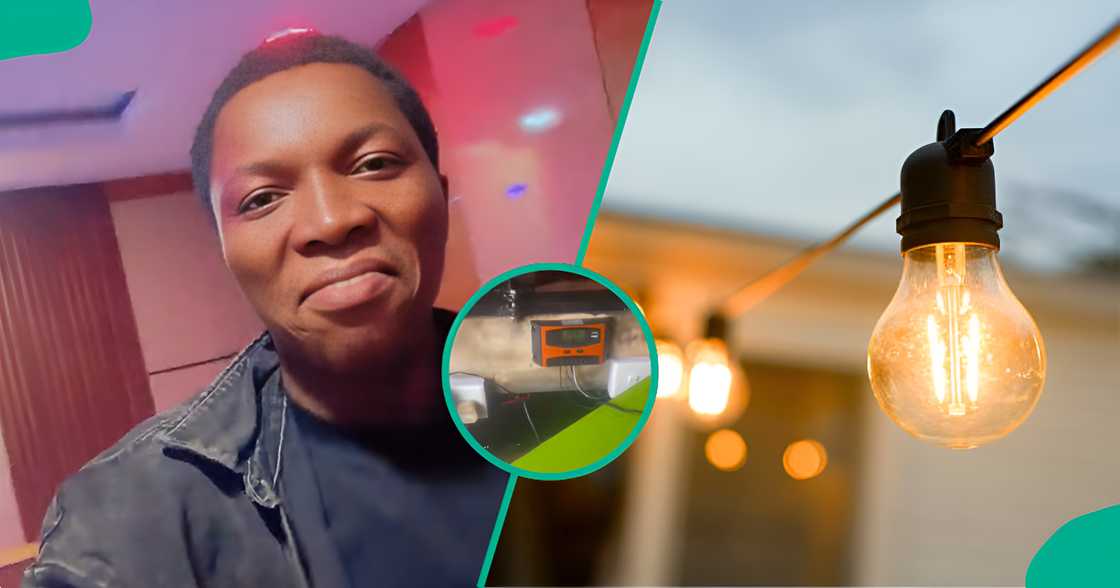 Nigerian man claims alternative '24-hour' electricity source.