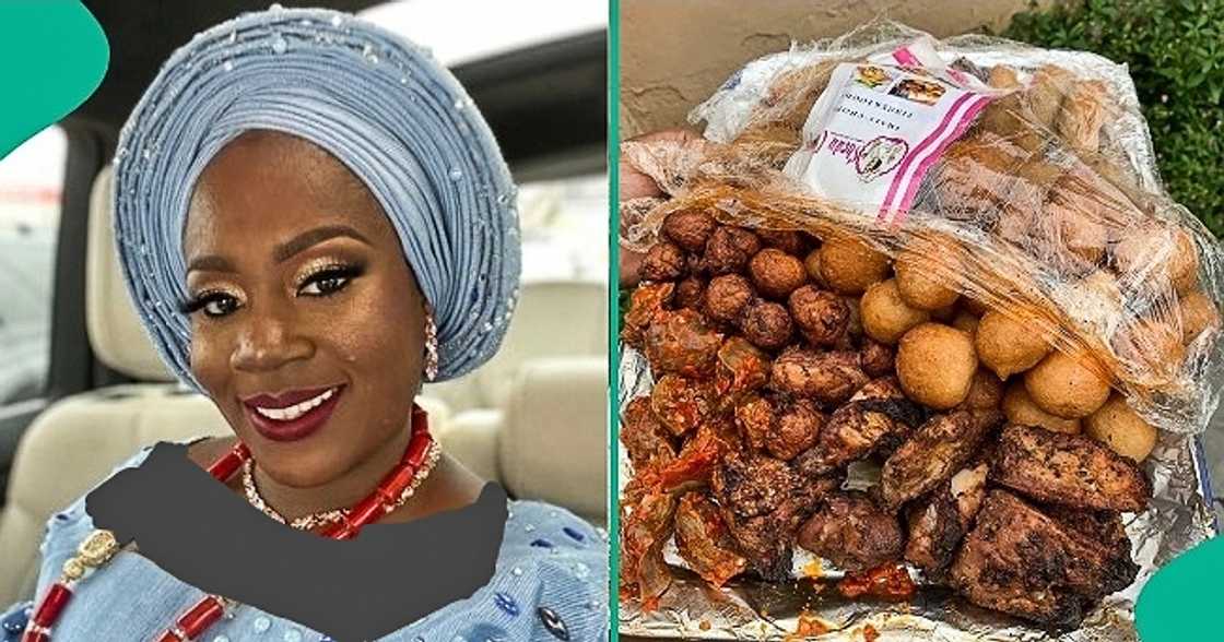 Small chops platter sold for N5k Small chops platter sold for N5k