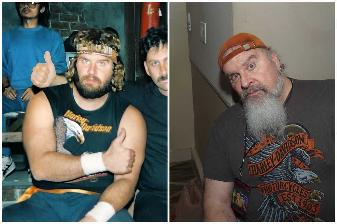 Donald Gibb alongside other actors during a filming session (L). The actor attends The Hollywood Autograph Show at The Westin Los Angeles Airport (R) Donald Gibb alongside other actors during a filming session (L). The actor attends The Hollywood Autograph Show at The Westin Los Angeles Airport (R)
